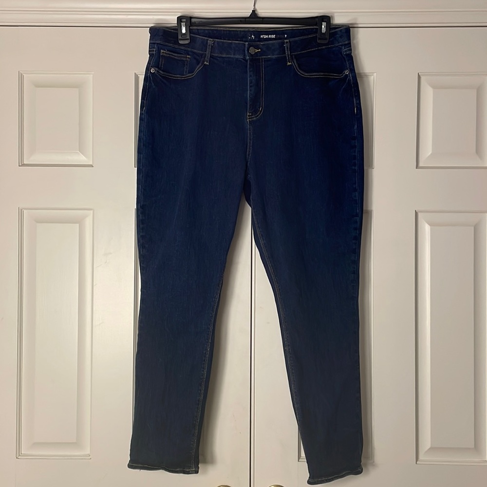 New York and Company High Rise Skinny Jeans Size 20